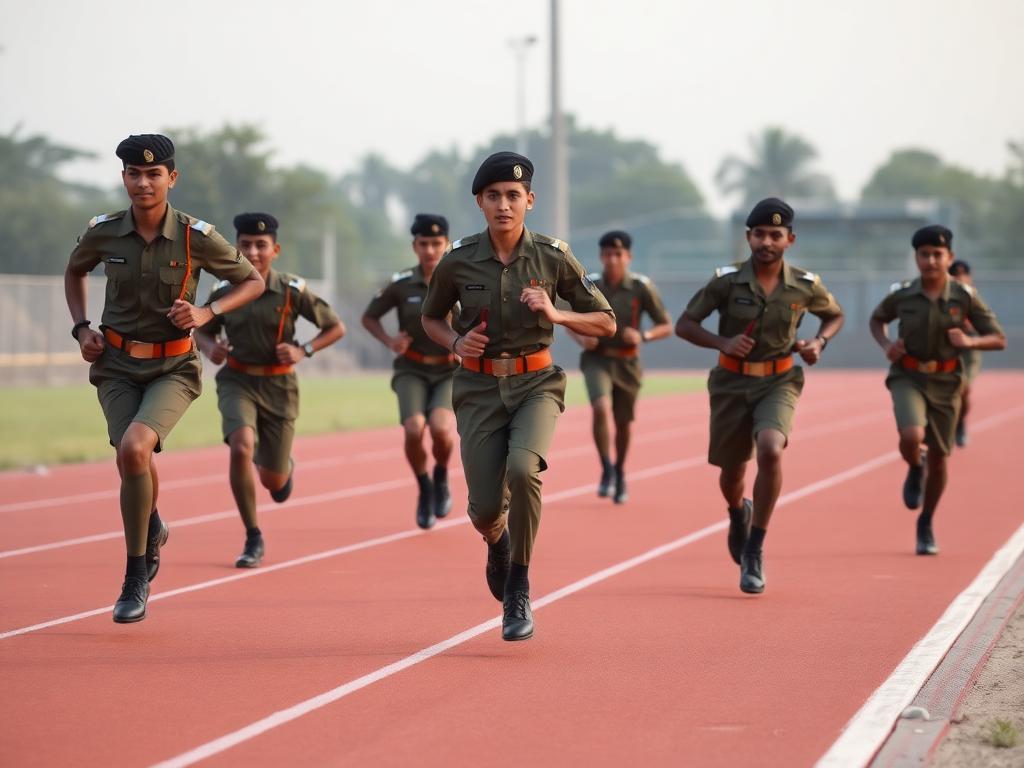 Running on track